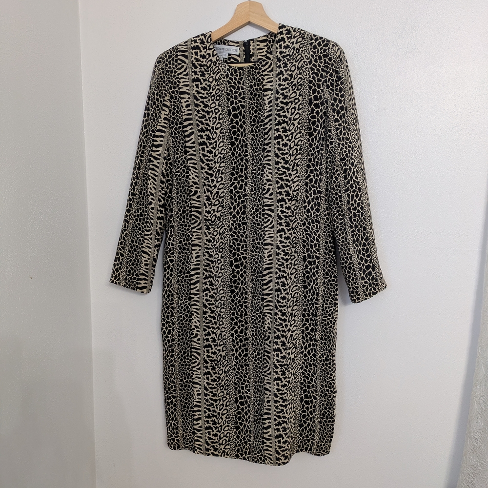 Gorgeous Vintage Silk Patterned Dress